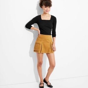 NWT Wild Fable Corduroy Mini Skirt